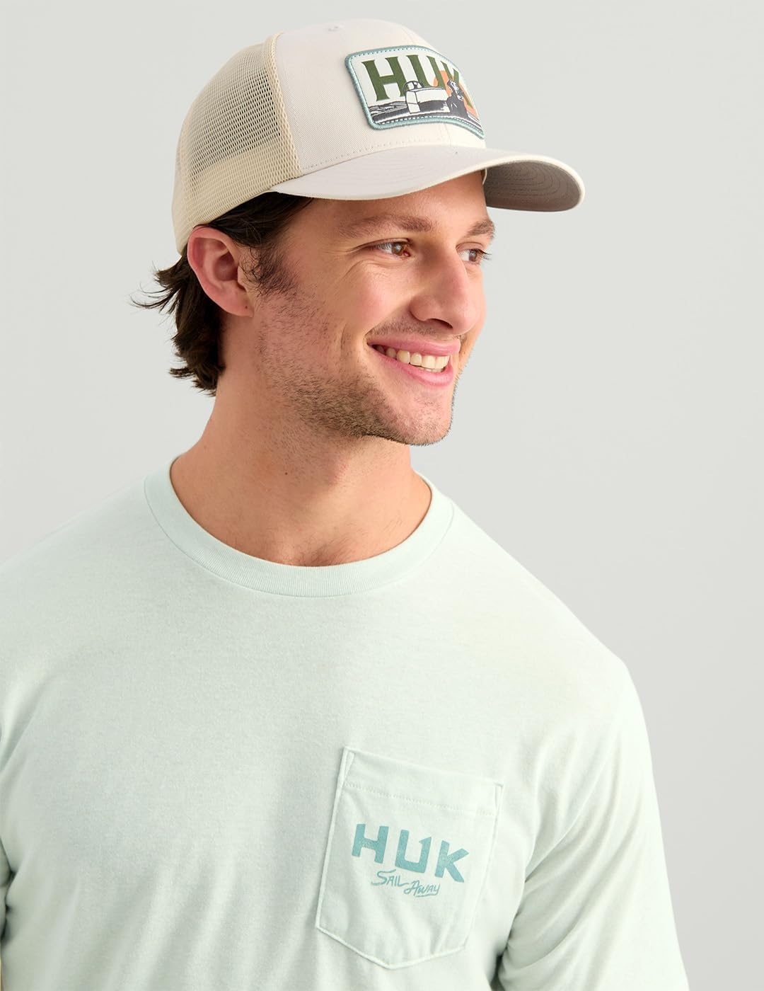 HUK Mens Short Sleeve Performance Tee, Fishing T-Shirt for Men