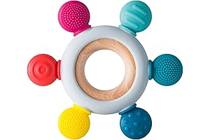 Baby Sensory Rainbow Teether by Mimi & Ba