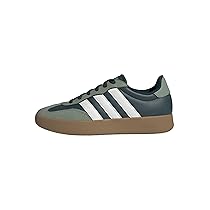 Adidas Uomo BARREDA Shoes, Aurora Ivy, Core White, Silver Green, 47 1, 3 EU