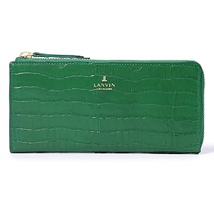 新品未使用　LANVIN クロコ調 長財布 ブラック Amazon | [ランバン コレクション] ランバンコレクション 長財布