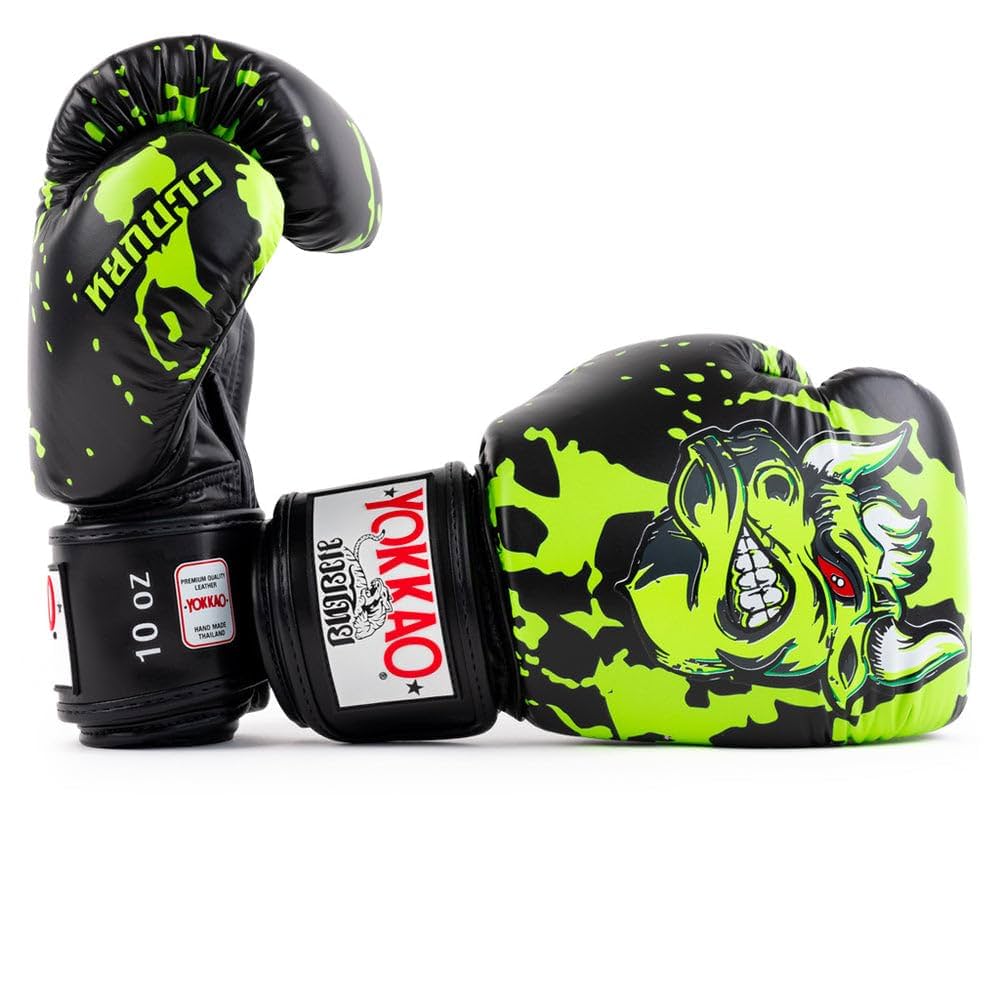 Amazon.co.jp: YOKKAO ムエタイ アングリーブルグローブ
