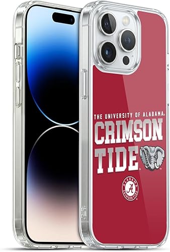 Miniatura 245 de Head Case Designs Funda de gel con logotipo oficial de la Universidad de Alabama UA [protección de grado militar] compatible con Apple iPhone 11