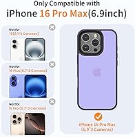 Vista 154 de Yriklso Strong Magnetic Case for iPhone 11 [Compatibilty with MagSafe] Protective Shockproof Cover Phone Case for iPhone 11 6.1" Frosted Purple