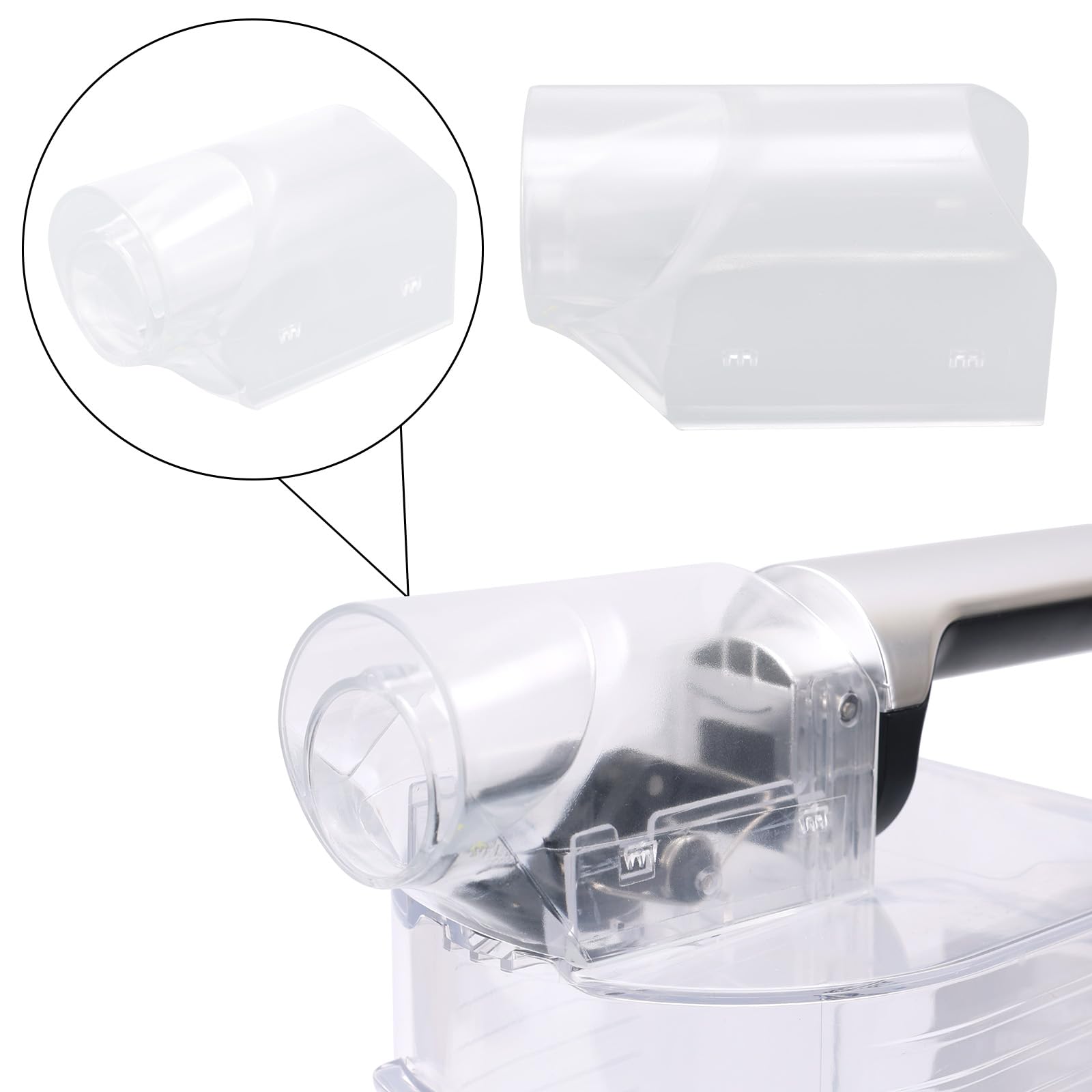 Ersatzauslauf für Ninja Slushie FS300/FS301C/FS301, transparenter Ausgießer, kompatibel mit Ninja Frozen Drink & Slushie Maschinenzubehör