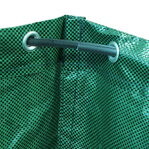 CampTeck 2X 120 Litri Sacchi per Rifiuti da Giardino Robusta Polipropilene Riutilizzabile Borsa da Giardino