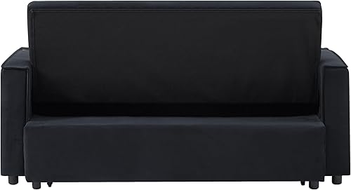 Miniatura 5 de Moderno sofá futón tapizado, convertible a siesta, sofá cama suave y sofá cama para hogar, oficina, apartamento, espacio pequeño, sala de estar,