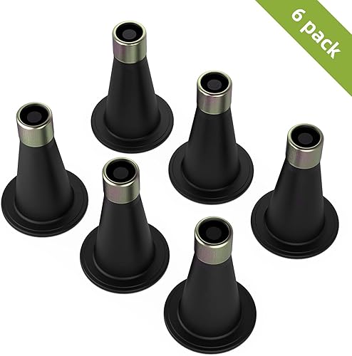 Miniatura 6 de 6 patas de marco de cama, pies para reemplazar ruedas, elevadores para marco de cama, evitan deslizamientos de plástico reforzado, se adapta a un