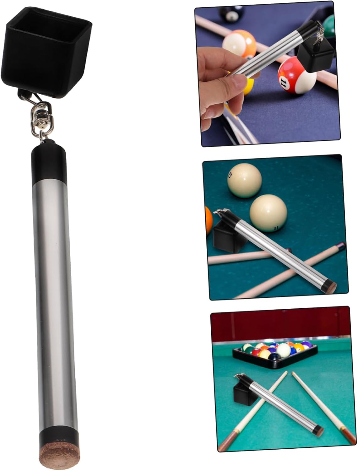 Snooker Pool Chalk Holder Portable Billiard Accessory for Cue Chalk Storage Lightweight Design for Pool Tables and Players Construction