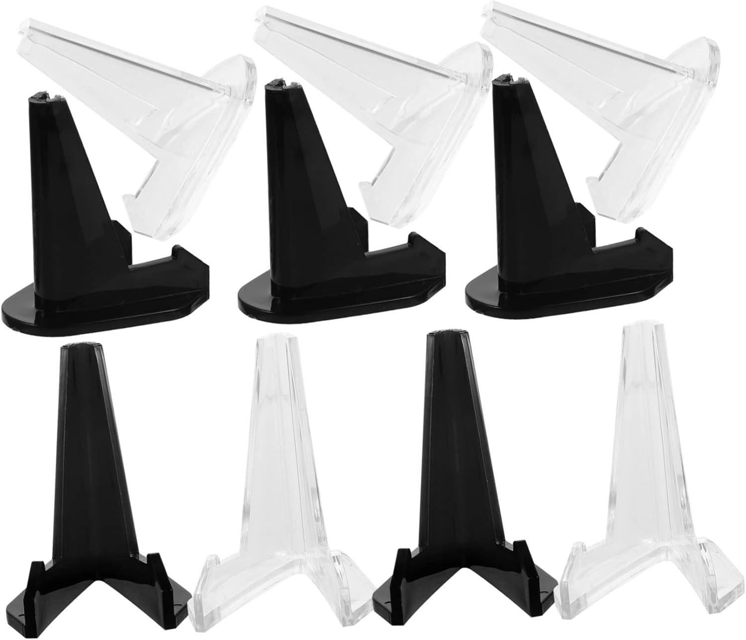 FUNOMOCYA 10pcs Photo Display Stand Tabletop Easels for