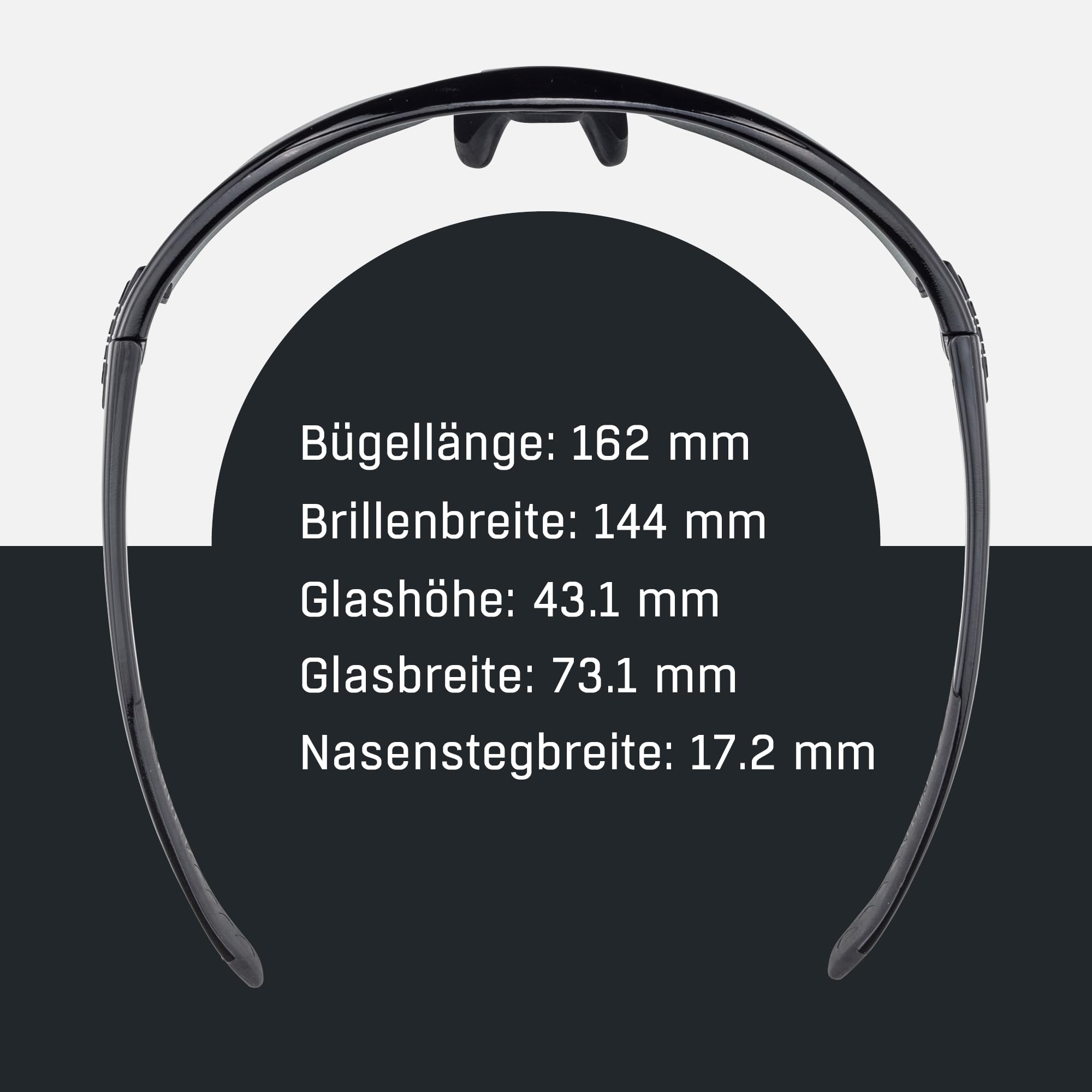 ALPINA TRI-SCRAY 2.0 HR - Indiv. Anpassbare, Bruchsichere Wechselscheiben Sport- & Fahrradbrille Mit 100% UV-Schutz Für Erwachsene