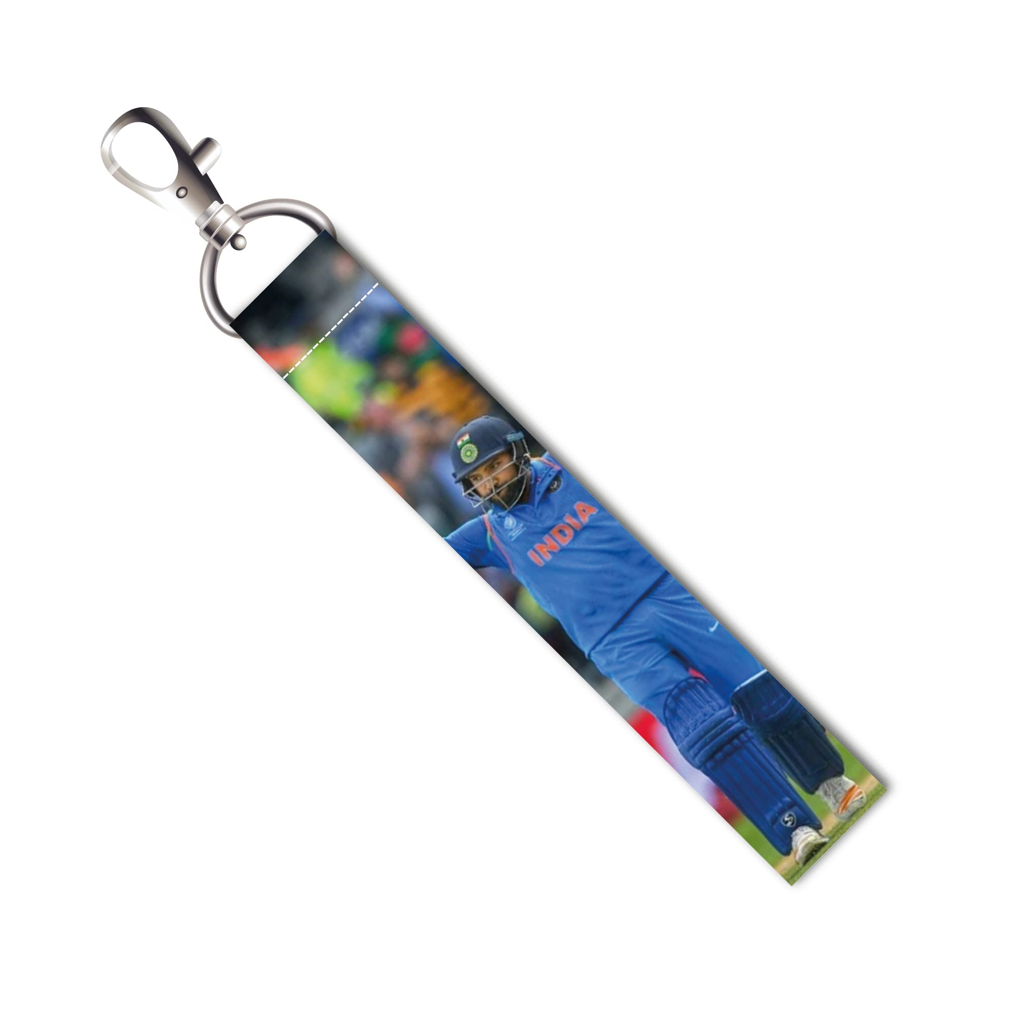 Rohit Sharma Lanyard Tag with Swivel Lobster for Gift Luggage Bags Backpack Laptop Bags L X H 5 X 0.8 INCH-image-43