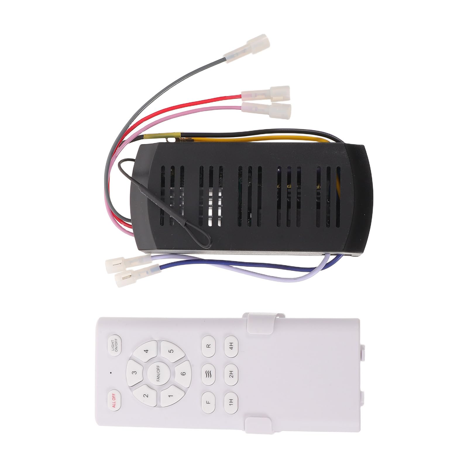 FRCOLOR Control Remoto 6 Velocidades y Control de Luz para Ventilador de Techo con Receptor Compatible con Ventiladores Dc Inverter para Fiesta Verano