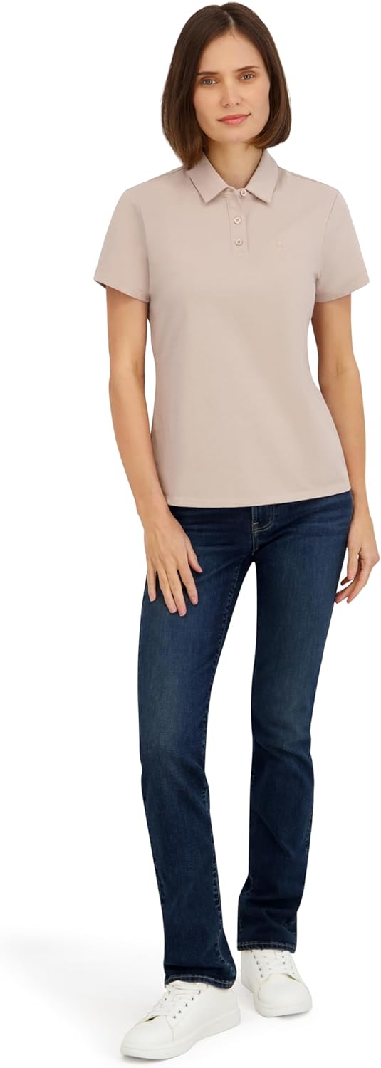 Spyder Womens Weekender Plated Short Sleeve Jersey Polo Top - Image 2