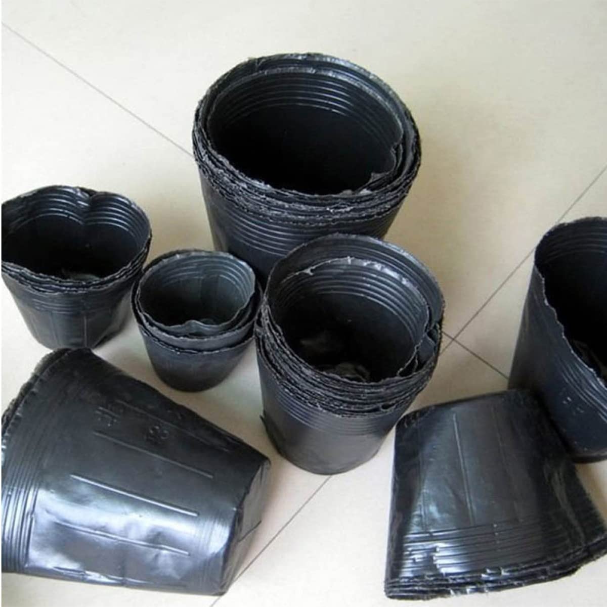 Jardin Fruits Légumes Pots De Semis Plateaux De Semences Plateau De Rempotage, 100 Pcs Dégradable En Plastique Récipient De Stockage En Plastique Simple Pot De Pépinière Outil De Jardin Semis Pot Nutr