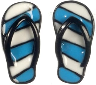 Melody Jane Dolls Houses Flip Flops Summer Beach Accessory Adult Sandals Shoes BL