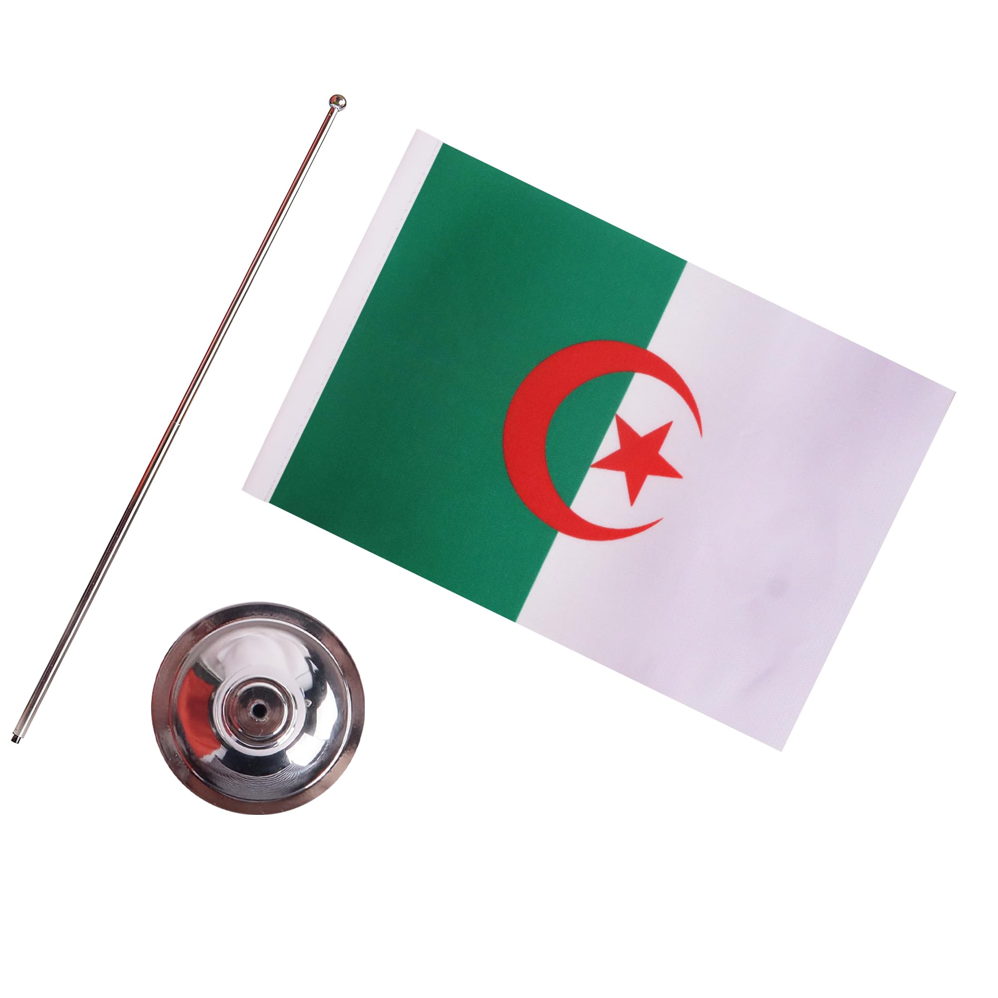 AZ FLAG Bandiera da Tavolo BAHREIN 15x10cm Punta Dorata - Piccola BANDIERINA BAHREINITA 10 x 15 cm