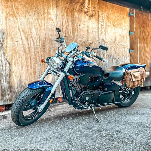 Espejos retrovisores de 8 y 10 mm con visión clara para moto chopper y cruiser 5
