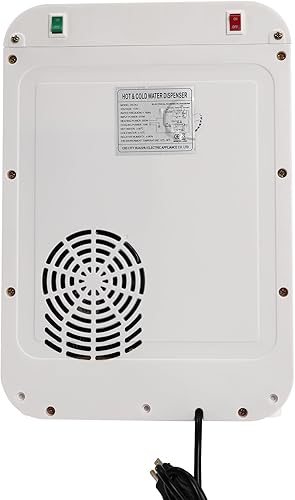 Miniatura 5 de Dispensador de agua fría y caliente, dispensador de enfriador de agua para encimera de 5 galones, dispensador de agua de carga superior para el