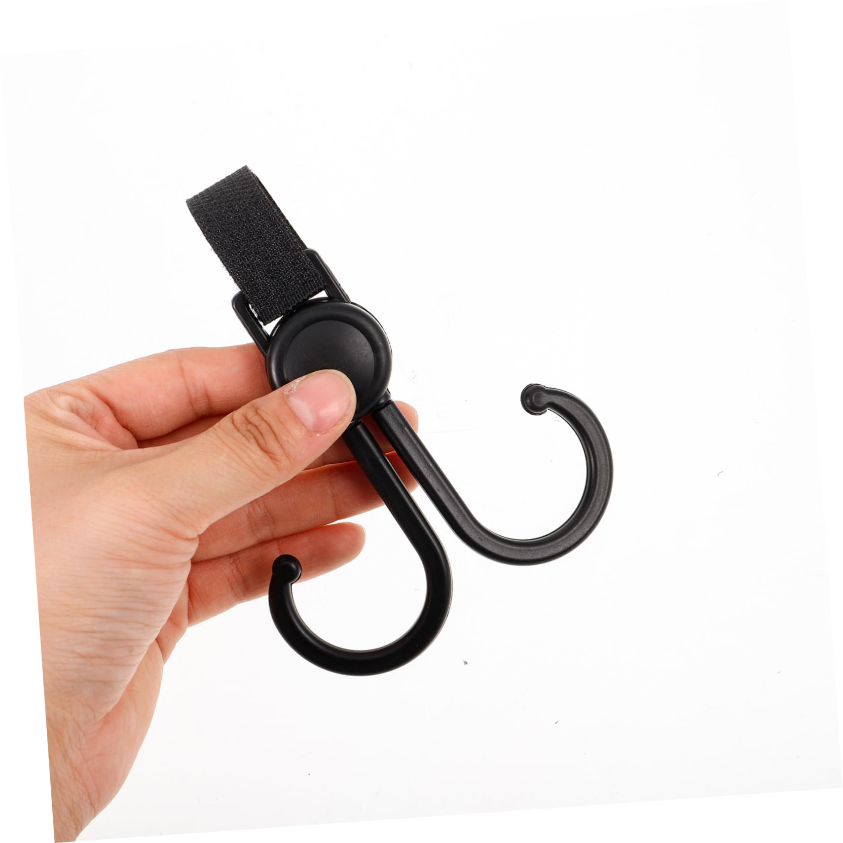 BUTIFULSIC Portable Double Hooks for Stroller Rotatable Home Hook Organizers Practical