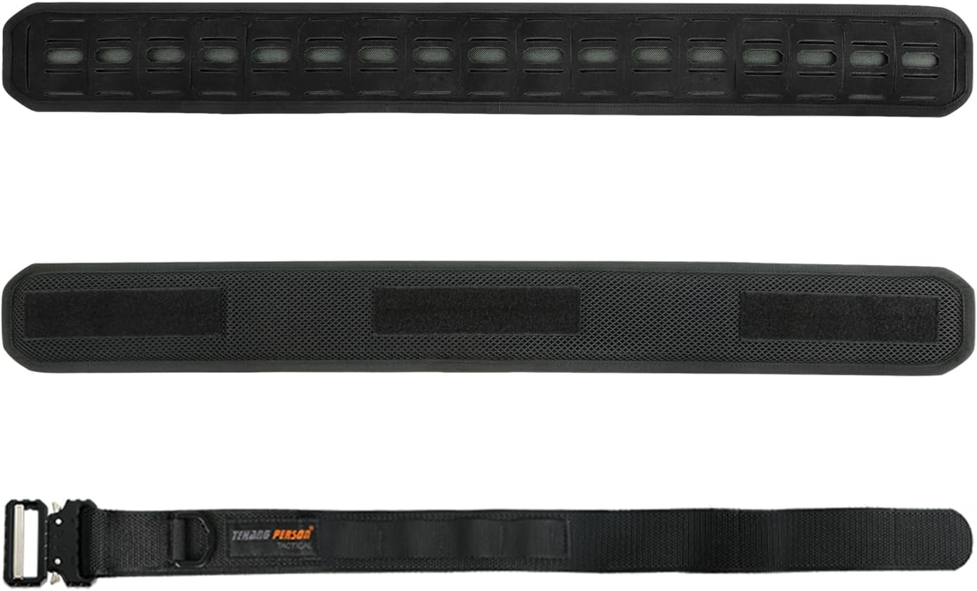 Outdoor multi-functional men's tactical belt and waist seal, molle laser cutting, combination expansion