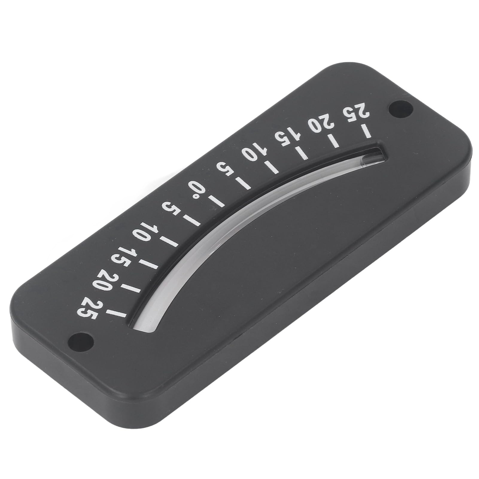 25° Glass Tube Inclinometer ABS Mini Angle Inclinometer Handlebar Slope Meter Slope Gauge with Clear Scale for Horizontal Micro Angle Test for Bike Motorcycle