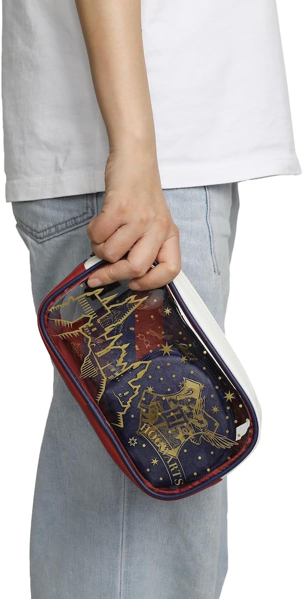 Bioworld Harry Potter Hogwarts Travel Cosmetic Bags - Set of 3