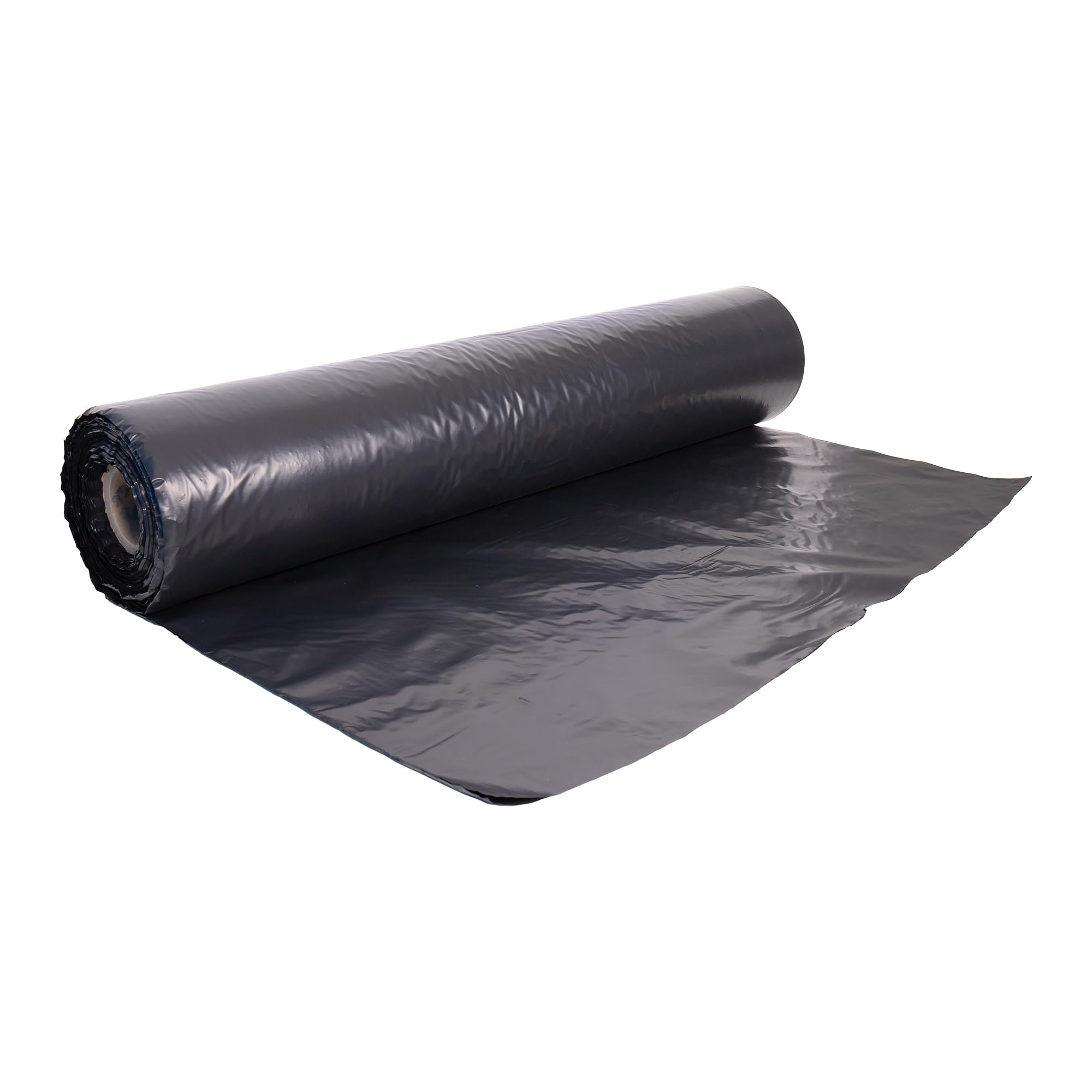 Cofan Film negro para embalaje | Material: polietileno reciclado | Galga 400 | Grosor: 100 micras | Medidas: 2 x 150 m | Rollo de film elástico | Protección para embalajes y mudanzas