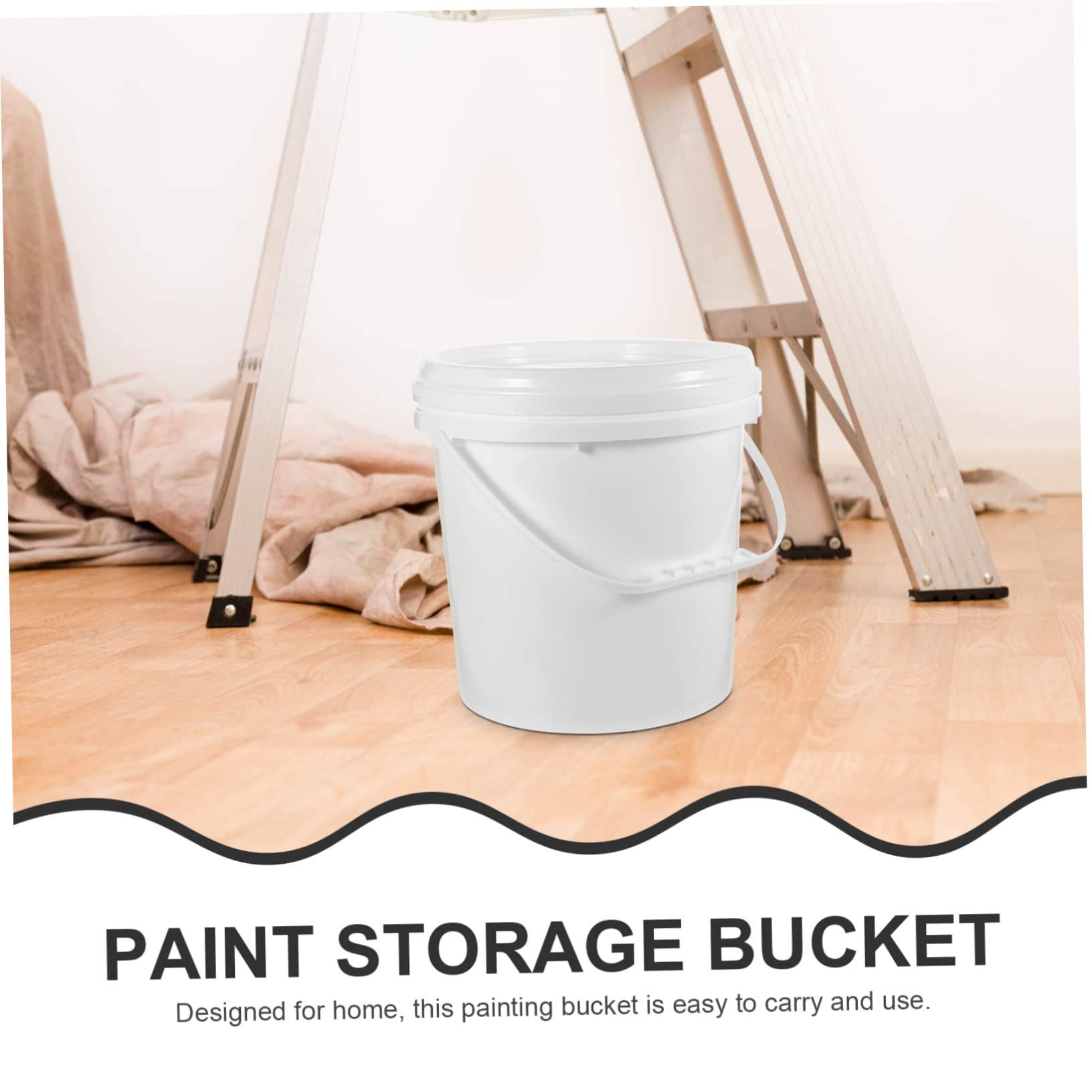 jojofuny Cubo De Abdominales Cubos De Basura Cubeta De Galon con Asa Cubo para Mascotas Papel Pintado Autoadhesivo Barril De Leche Cubo De Granja Hdpe Alimento Lata De Cafe