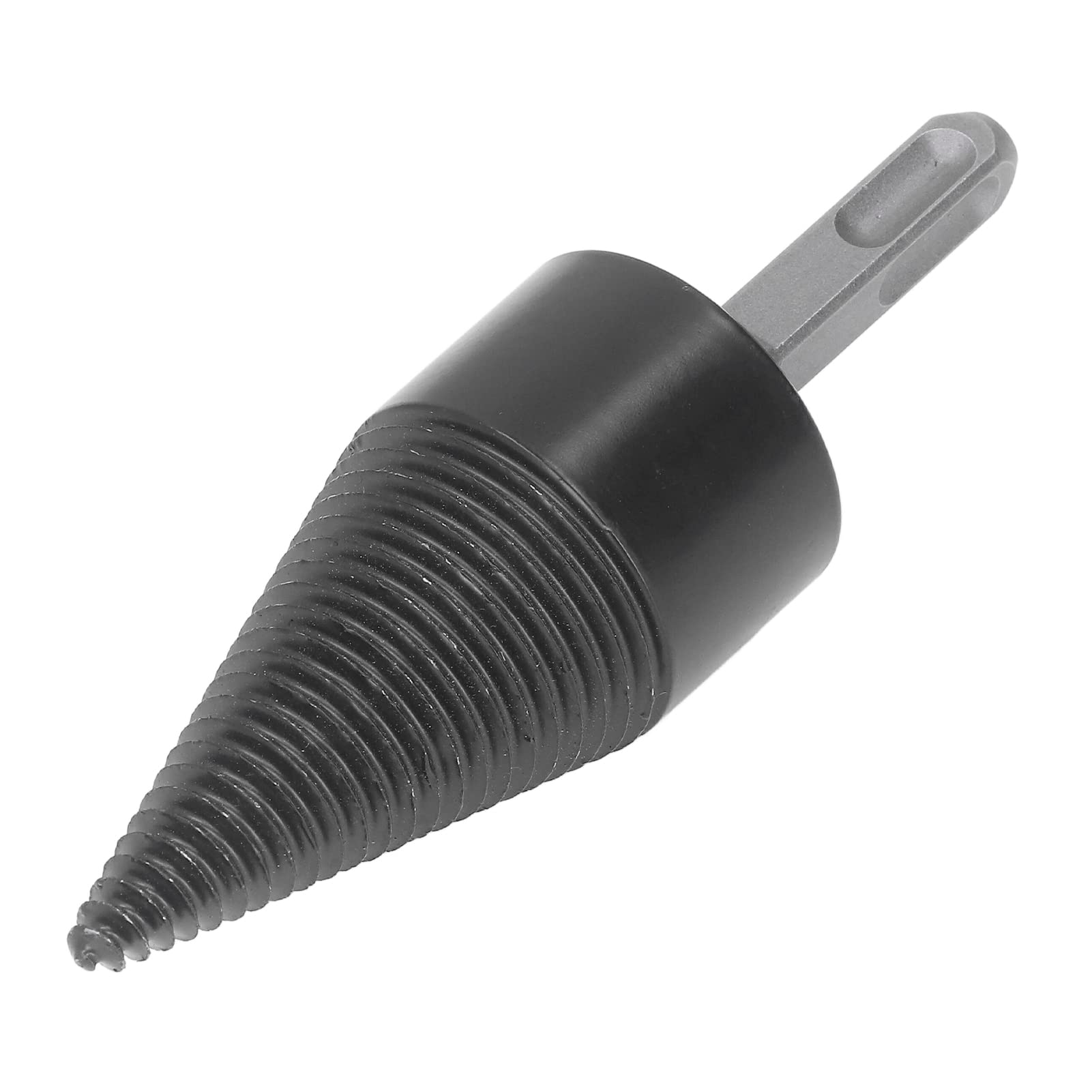 Punta Da Trapano Per Spaccalegna | Acciaio Al Carbonio | 3 Gambi Inclusi | Diametro 42mm | Per Legna Da Ardere - Foto 2