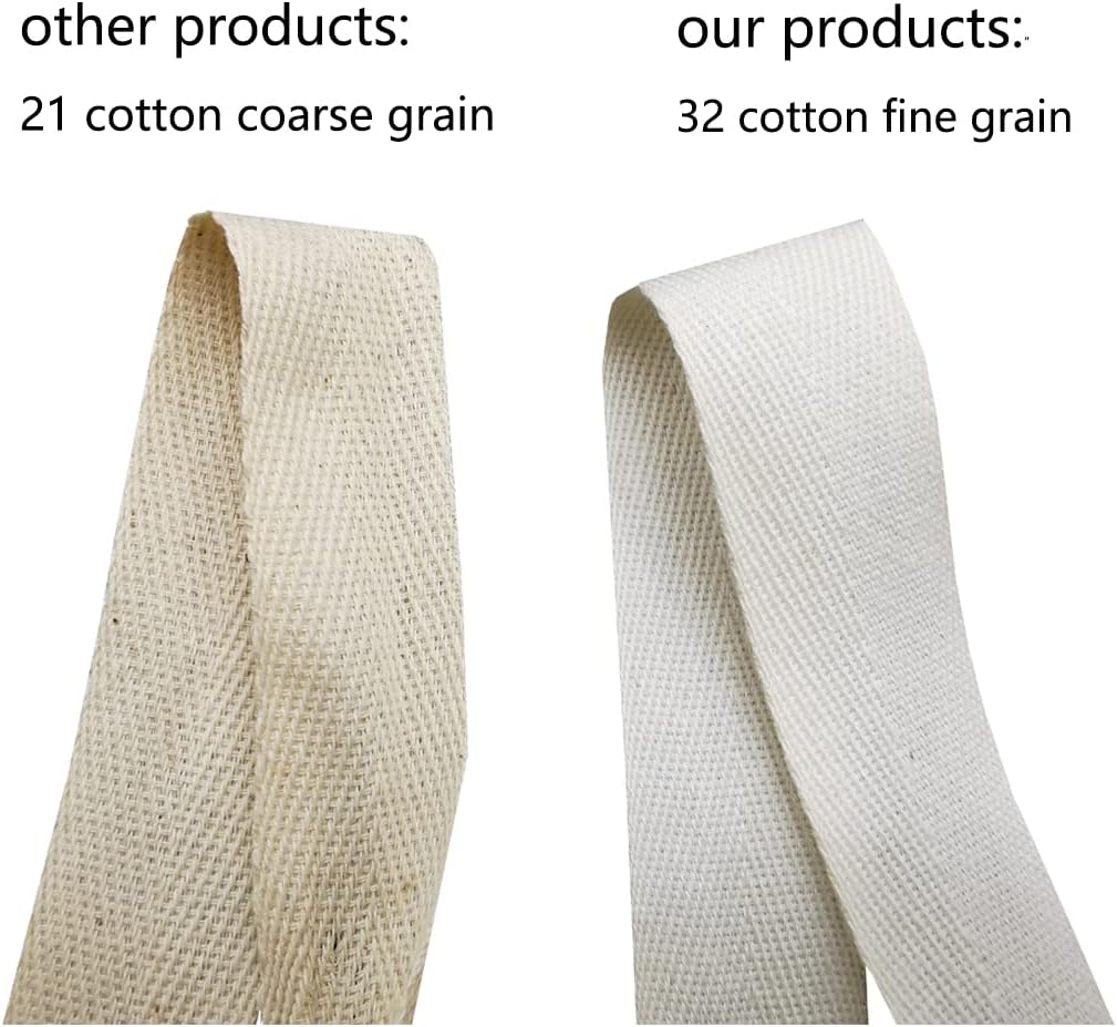 Nonmol Cotton Twill Tape 1/2 Inch Wide 50 Yard Soft Natural Herringbone Cotton Webbing Roll forDIY Craft Making (1/2 inch,50 Yards, Black)