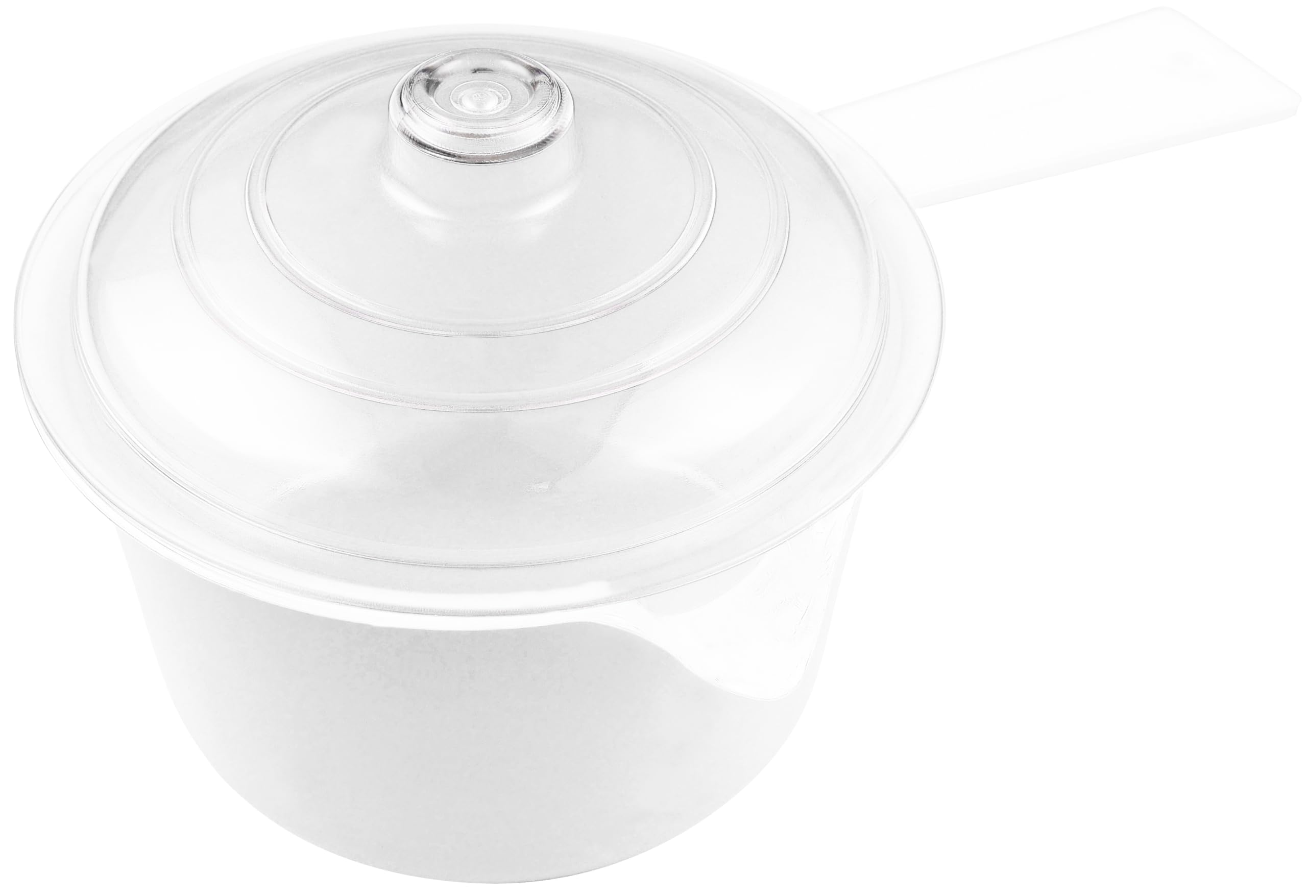 Good2Heat Non Stick Mini Saucepan and Lid for Microwave 600ml: BPA Free, Ready in 2 Minutes, Perfect for Quick Meals, Soup, Vegetables, Dishwasher Safe, Made in UK