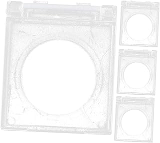 VILLCASE 4pcs Button Protection Emergency Button Protector Button Protective Cover Emergency Buttons Cover Stop Button Cover Emergency Stop Button Lock Switch Cover Switch Button