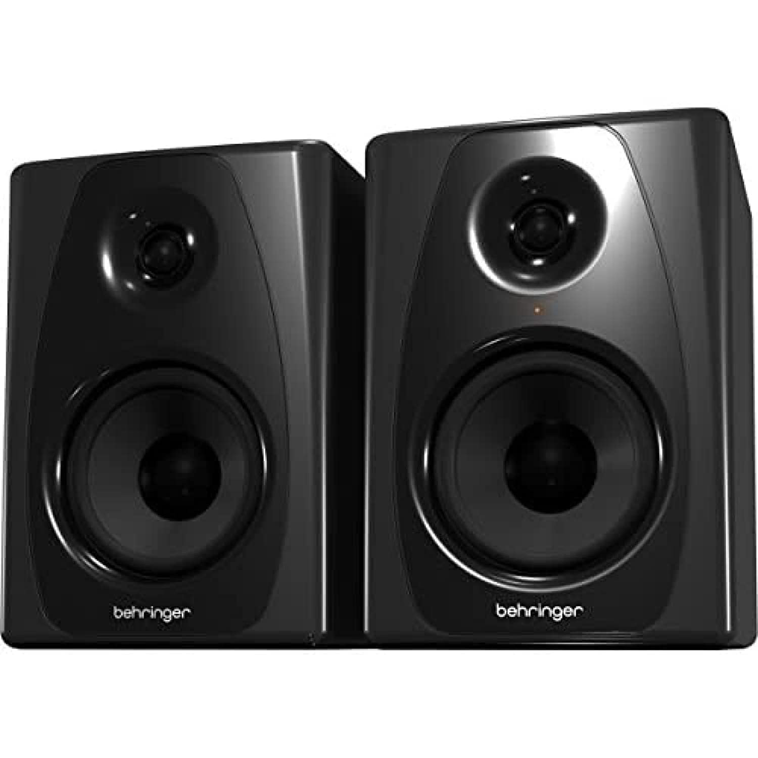 Behringer Studio 50USB Hochauflösende 150-Watt-Bi-Amping-Referenz-Studiomonitore mit USB-Eingang & Adam Hall 3 Star Series 3m 2X 6.3mm Jack Mono to 2X 6.3mm Jack Mono Audio Kabel