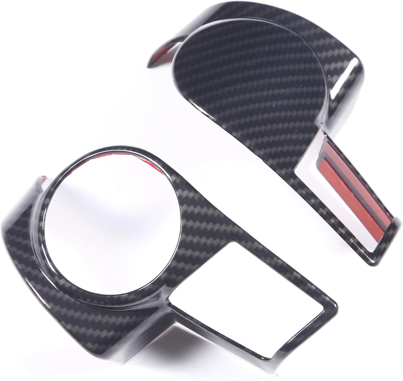 Car Decoration for Toyota Tundra 2007 2008 2009 2010 2011 2012 2013, ABS Material Car Interior Center Console Panel Decor Cover Trim Accessories (Carbon Fiber Pattern)