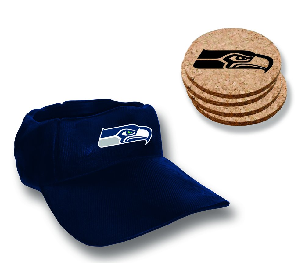 Seattle Seahawks Cap Coaster Caddy