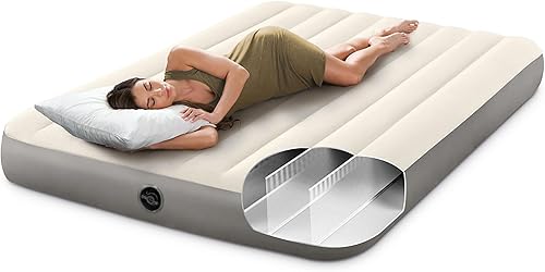 Miniatura 9 de Intex 64103E Dura-Beam Colchón de aire estándar Single-High: Fiber-Tech - Tamaño Queen - Altura de la cama de 10 pulgadas - Capacidad de peso de 600