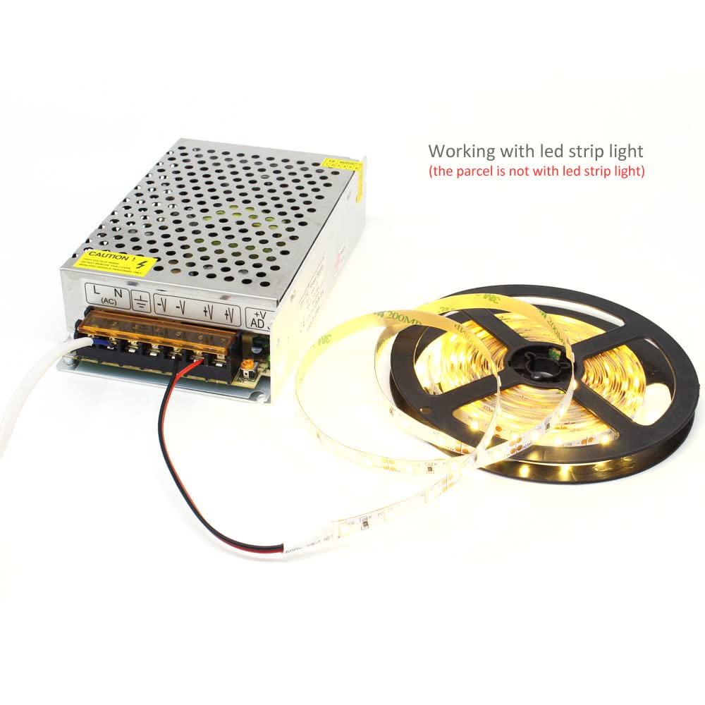 Pilote LED 1 pièce Alimentation LED AC 110 V-220 V Bande LED Interrupteur Adaptateur Driver Transformateur électronique, DC 5 V, 150 W (couleur : DC 36 V, taille : 200 W)