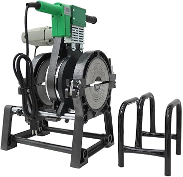 2 Clamps Pipe Fusion Welder Pipe Butt Fushion Welding Machine,Electric Tube Butt Fusion Equipment with Digital Display for PE PB PVDF PPR 63-200mm 110V