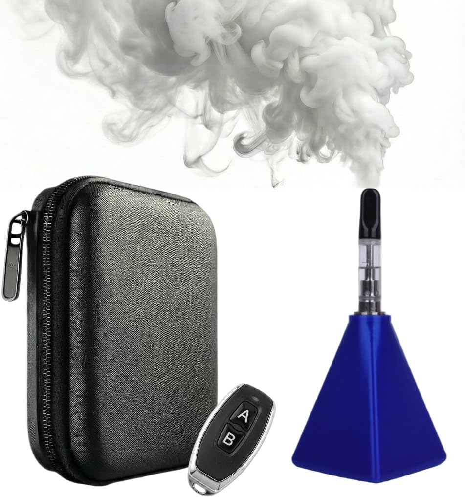 Máquina portátil de humo mini recargable con control remoto miniatura 1