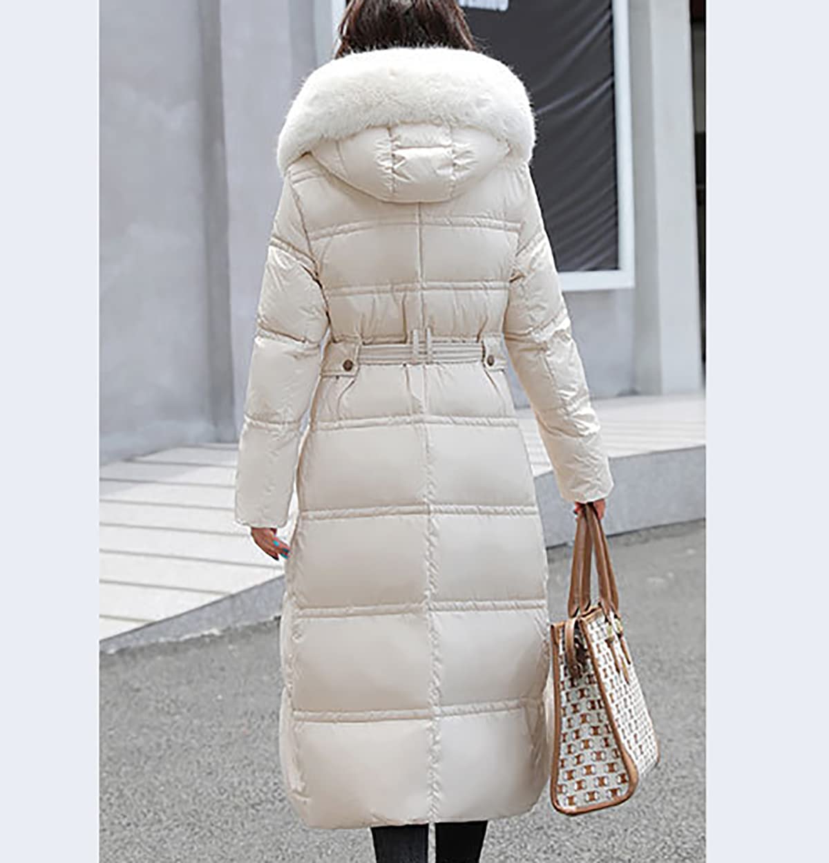 Abrigo Acolchado Mujer Largo Puffer Jacket Mujer Abrigos Acolchados Largos Mujer Chaqueta Puffer Coat Mujer Acolchado Plumifero Chaqueta Cazadora Abrigo Plumas Mujer Invierno Chaquetas Plumon Mujer