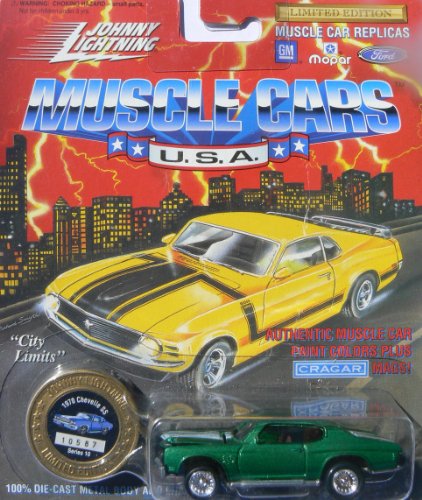 Johnny Lightning Muscle Cars U.S.A. Series 10 Rallye Green 1970 Chevelle Ss With Collector Coin