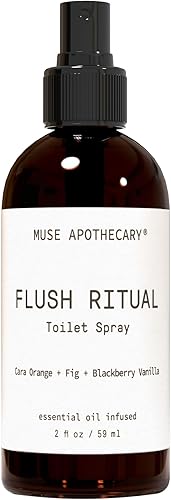 Miniatura 20 de Muse Apothecary Flush Ritual - Aerosol para inodoro aromático y refrescante, usar antes de ir, 4 onzas, infundido con aceites esenciales naturales