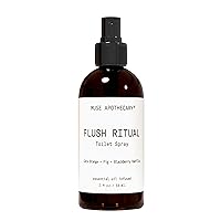 Vista 21 de Muse Apothecary Flush Ritual - Aerosol para inodoro aromático y refrescante, usar antes de ir, 4 onzas, infundido con aceites esenciales naturales
