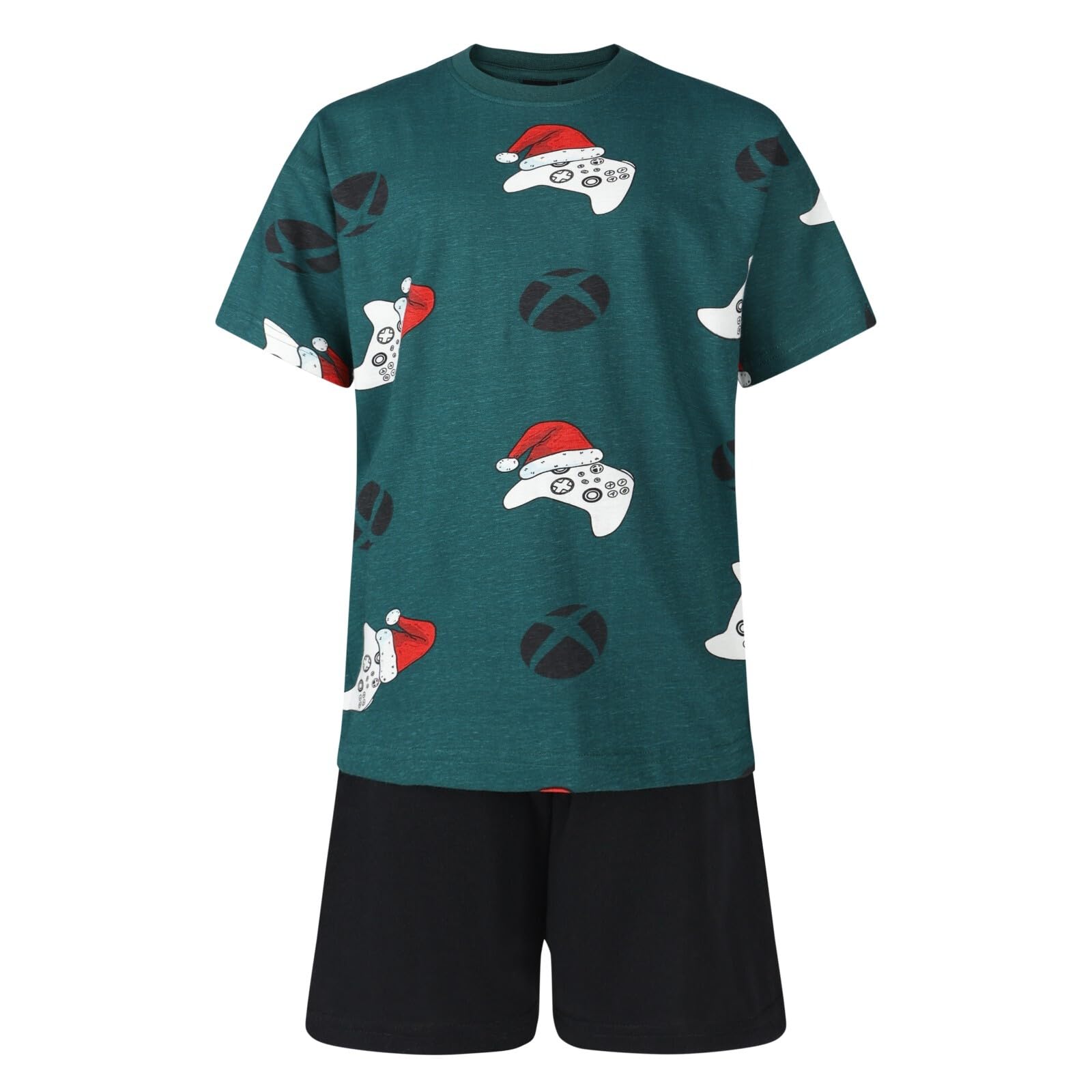 Ex UK Store Boys Christmas Short Pyjama Set Console 9 to 16 Years Xmas PJ Set Night Wear