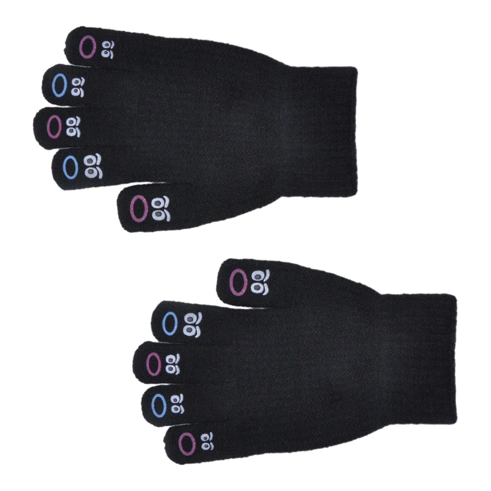 Winter Warm Knitted Gloves Soft for Cold Weather Touch Screen Gloves Black-image-11