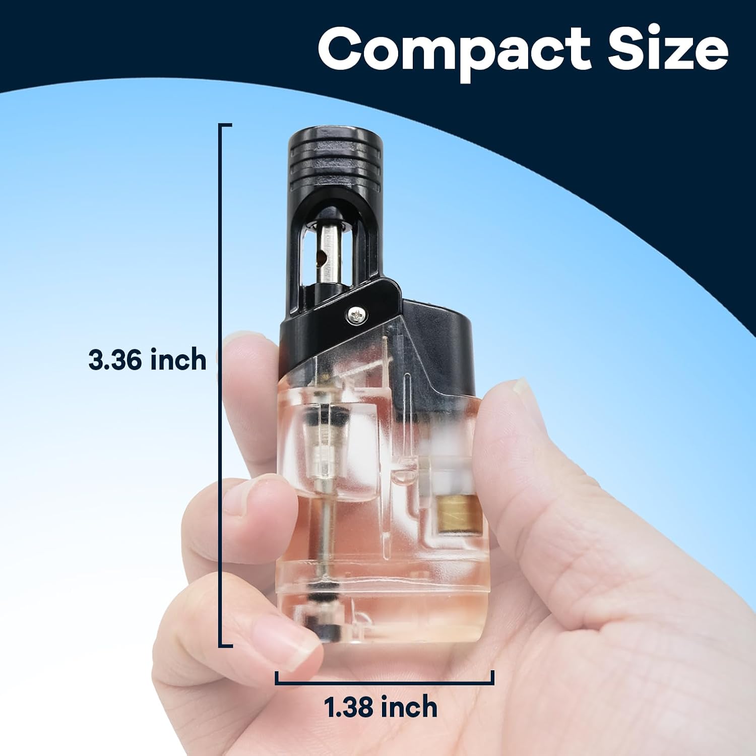 5 Pack Torch Lighter Mini Refillable Butane Lighters Utility Lighter Long Wand Pocket Lighter Windproof Gas Lighter Jet Flame Multi-Purpose for Candle Camping BBQ Grill(No Fuel) Assorted Colors