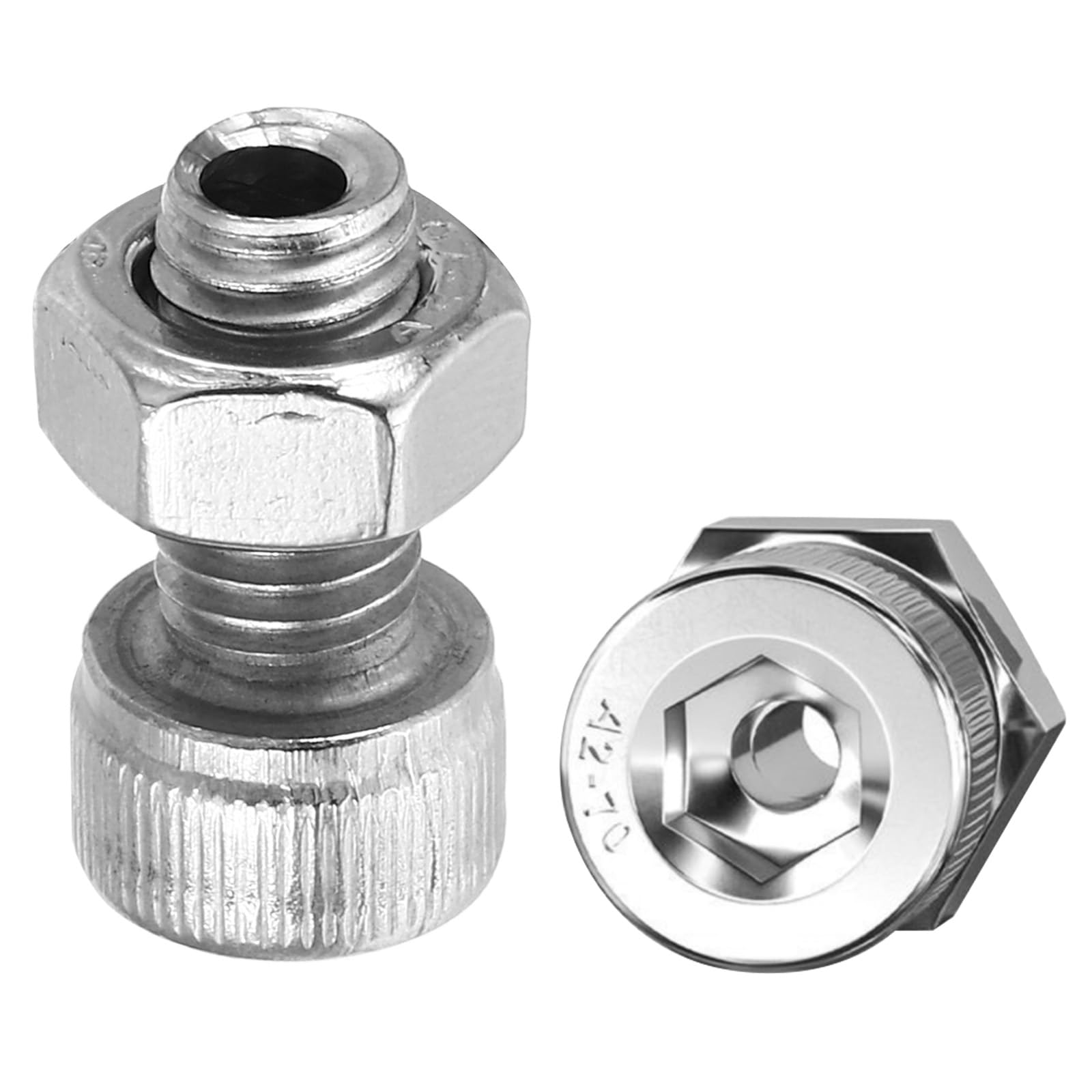 PATIKIL M8x16mm 304 Stainless Steel Hollow Bolt