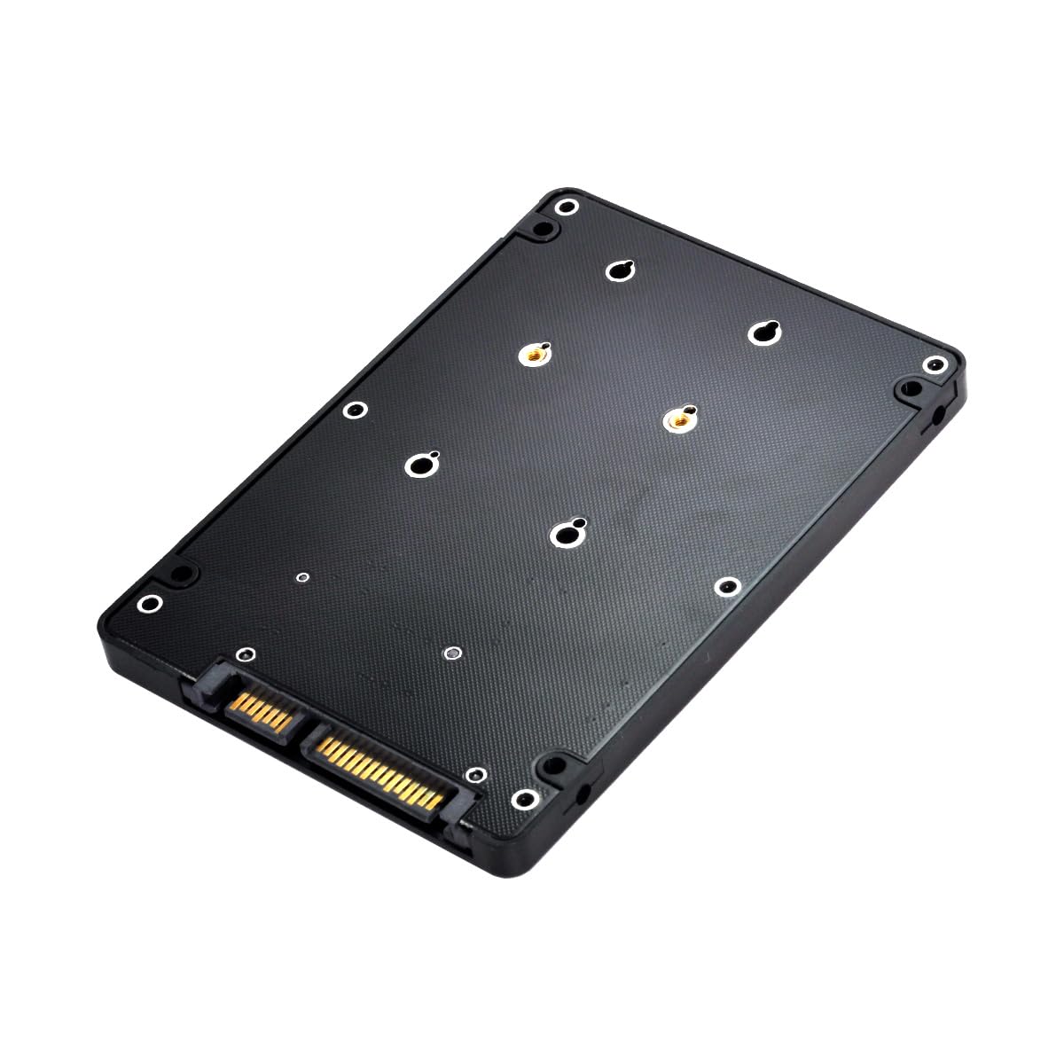 Cablecc mSATA SSD Mini PCI-E to 2.5" SATA 22P(15+7) Hard Disk Enclosure Case Converter Adapter for MSATA SSD