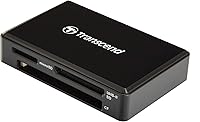 Transcend RDF9 UHS-II Card Reader: USB 3.1, SD/microSD/CompactFlash, Up to 260MB/s Read for Pros