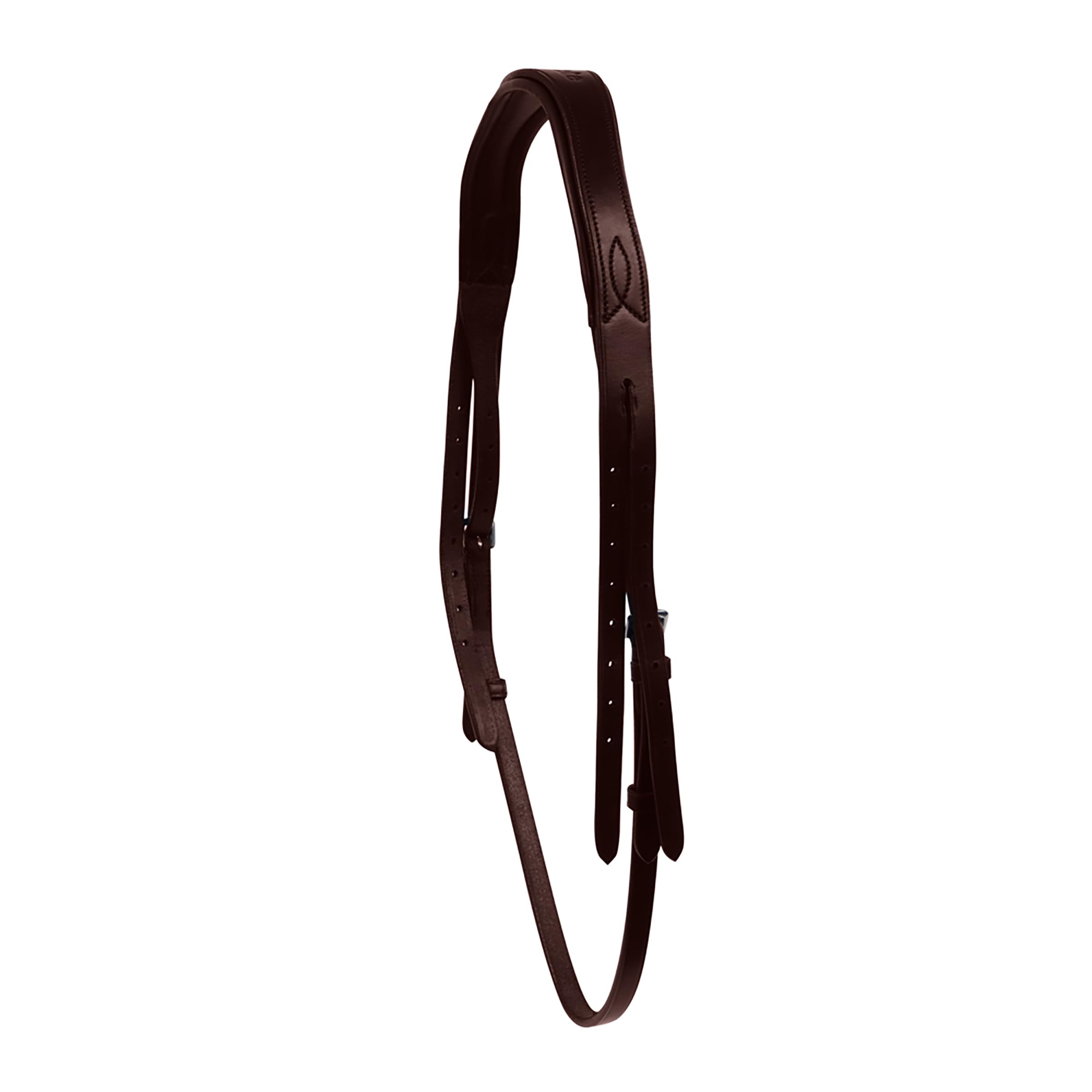 Collegiate Mono Crown Headpiece, Brown, Cob